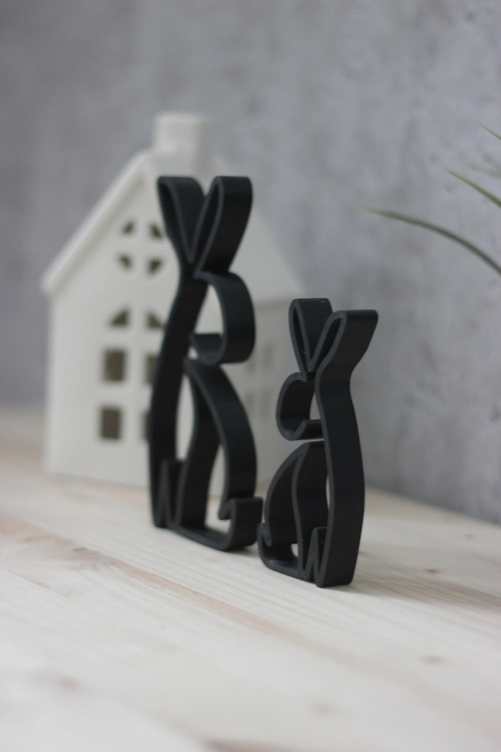 Hase / Line Art / Dekoration / Ostern / 3D Druck