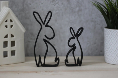 Hase / Line Art / Dekoration / Ostern / 3D Druck