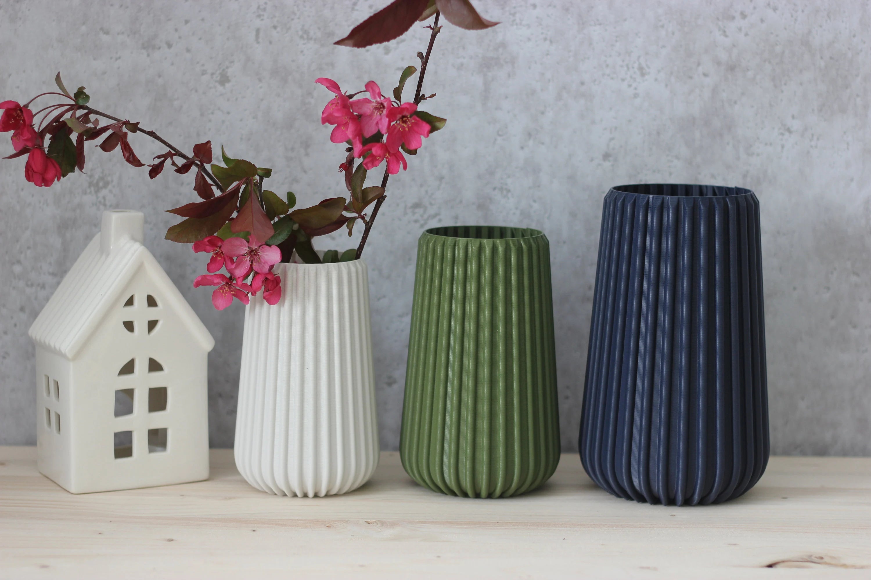 Vase / Trockenblumen / Dekoration - 3D Druck